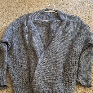 Hollister Women's Gray Cardigan Sweater